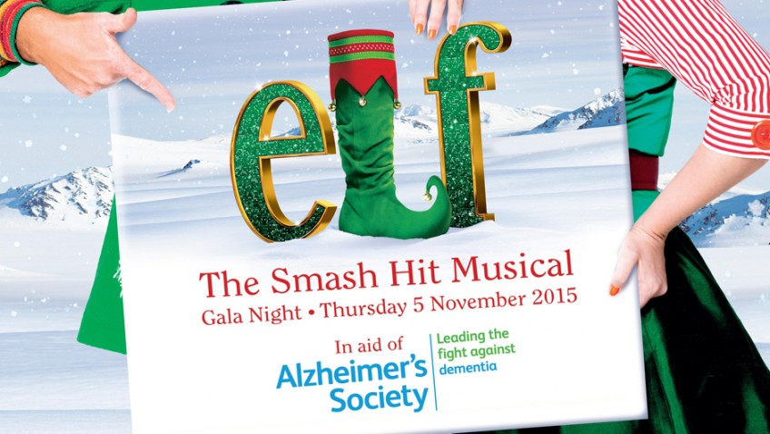 Elf the musical to host special fundraising gala in aid of alzheimer’s society