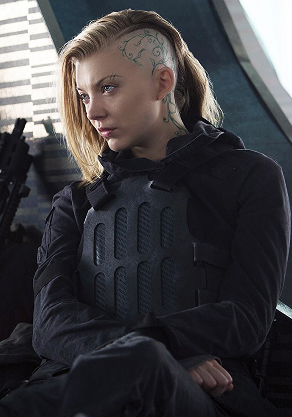 Natalie Dormer in The Hunger Games: Mockingjay - Part 2 - Copyright Lionsgate - Credit IMDB