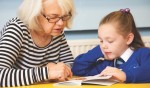 reading to children in retirement