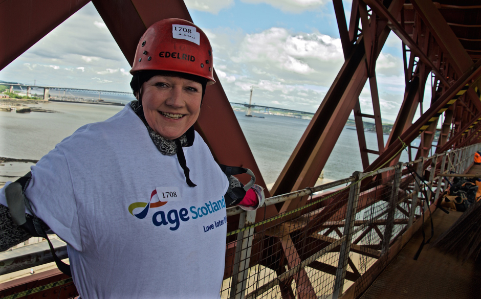 Abseil 165ft Down The Iconic Forth Rail Bridge For Age Scotland