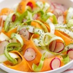 Raw Asparagus, Carrot & Chia Salad