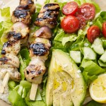 Chicken shashlik salad