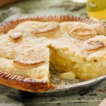 Spiced apple and ginger pie