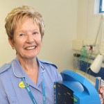 Nurse Monica Bulman still working on the Endoscopy ward at the age of 83 at Torbay hospital