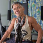 Bodybuilder helps people less than half his age