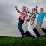 Three men dancing Joie de Vivre image