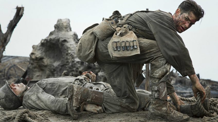 Mel Gibson’s heroic WWII film, tells a compelling unusual story