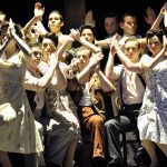 Cast of Evita at Bristol Hippodrome 2017