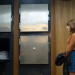 Brian Cox, Emile Hirsch and Ophelia Lovibond in The Autopsy of Jane Doe - Credit IMDB