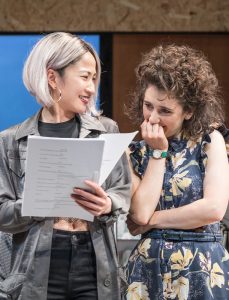 Kae Alexander and Ellie Kendrick in Gloria - Credit Marc Brenner