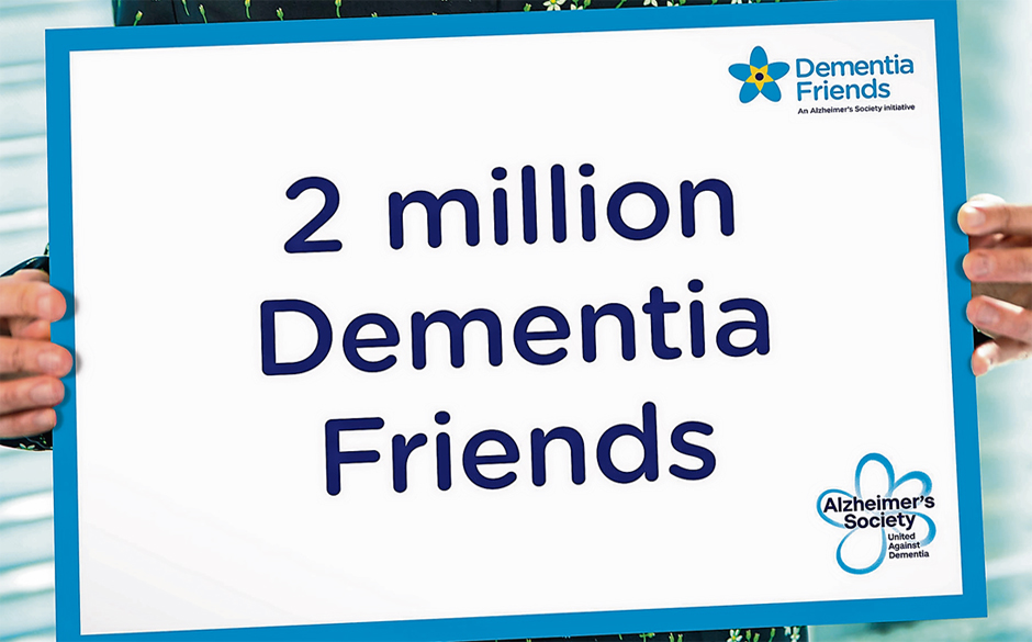Alzheimer’s Society hits staggering two million Dementia Friends