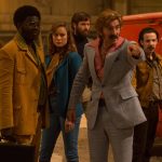 Brie Larson, Noah Taylor, Sharlto Copley, Babou Ceesay and Armie Hammer in Free Fire - Credit IMDB