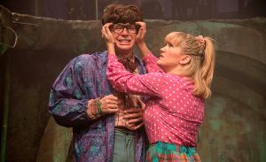 Mark Anderson and Emma Salvo in The Toxic Avenger - Credit Irina Chira