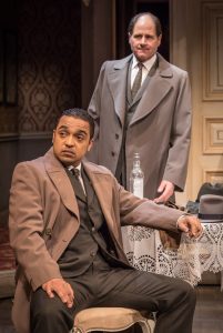 Danny Lee Wynter and Philip Bird in Cell Mates - Credit Marc Brenner