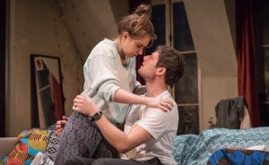 Imogen Poots and James Norton in Belleville - Credit Marc Brenner