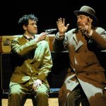 Simon Kane and Max Hutchinson in The Hound of the Baskerville