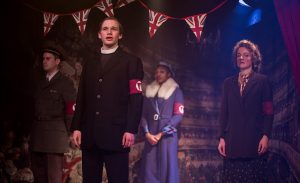 Adam Sopp, Edmund Digby Jones, Rujenne Green and Eva Feiler in The Dog Beneath the Skin - Credit Sam Taylor