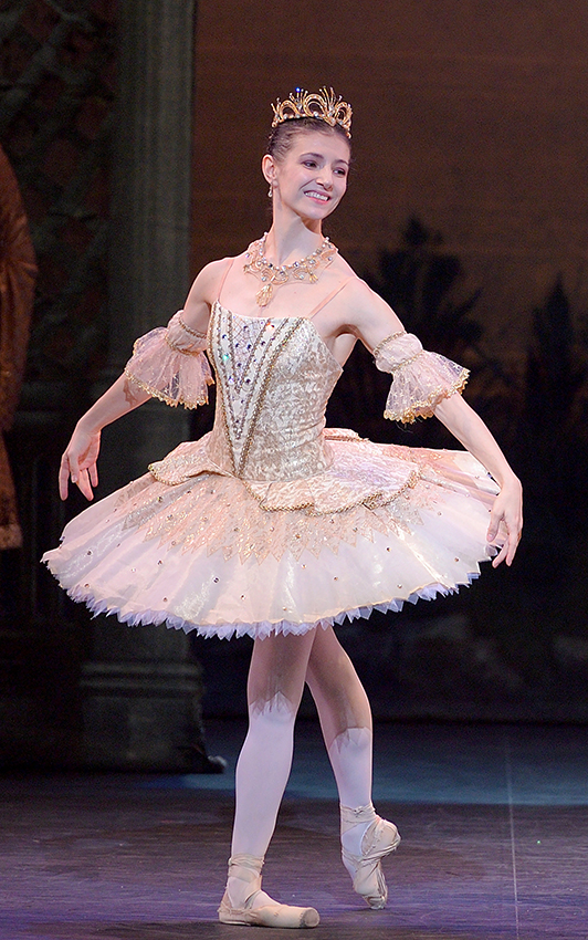 Alina Cojocaru in English National Ballet's The Sleeping Beauty - Credit Laurent Liotardo