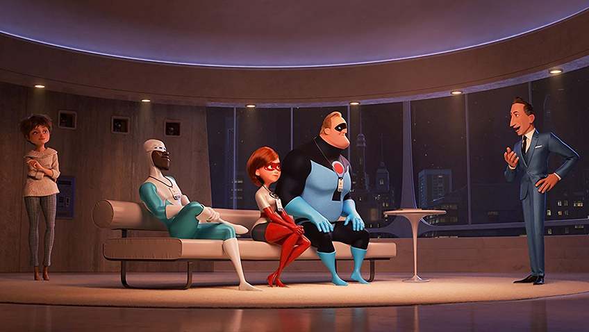 Samuel L. Jackson, Holly Hunter, Catherine Keener, Craig T. Nelson and Bob Odenkirk in Incredibles 2 - Credit IMDB