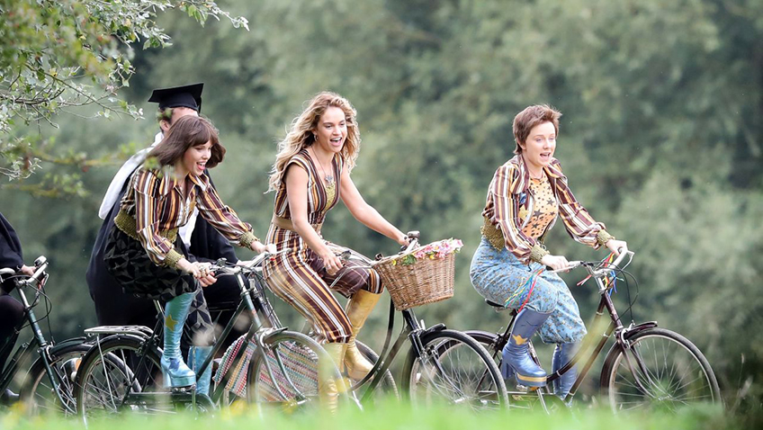 Alexa Davies, Lily James and Jessica Keenan Wynn in Mamma Mia! Here We Go Again - Credit IMDB