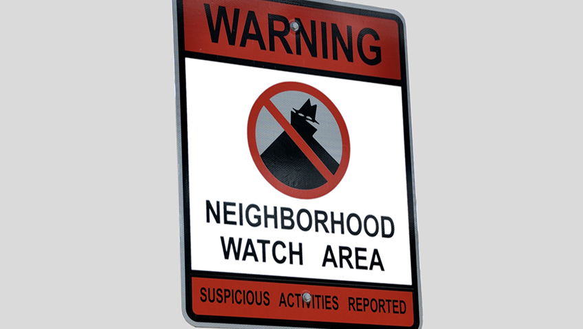 A letter from W. Wesley – Neighbourhood Watch