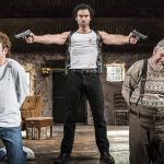 Chris Walley, Davey Aidan and Denis Conway in The Lieutenant of Inishmore - Credit Johan Persson