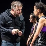 Brendan Cowell and Karla Crome in Dance Nation - Credit Marc Brenner