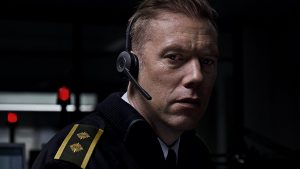 Jakob Cedergren in The Guilty - Copyright Nikolaj Møller - Credit IMDB