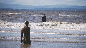 Antony Gormley - Another Place statues - Liverpool - Credit Andrew Silk