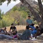 Marina Foïs, Mamadou Doumbia, Mélissa Guilbert, Matthieu Lucci, Florian Beaujean, Warda Rammach, Julien Souve and Issam Talbi in The Workshop - Credit IMDB