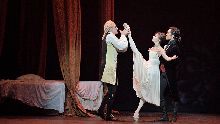 The physical infatuation and eroticism is there in Kenneth MacMillan’s choreography