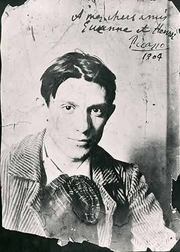 Pablo Picasso (1881-1973), 1904 (b/w photo) - Copyright DACS