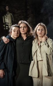 Patsy Ferran, Pearl Chanda and Ria Zmitrowicz in Three Sisters - Credit Marc Brenner