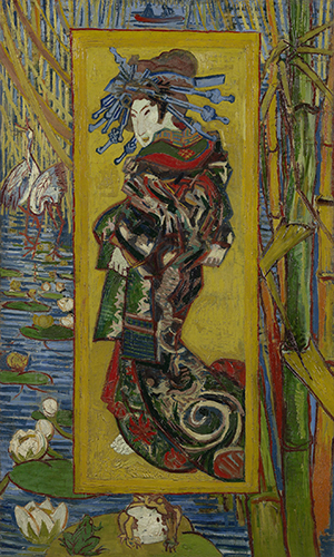 Vincent van Gogh, Courtesan (after Eisen), 1887, Van Gogh Museum