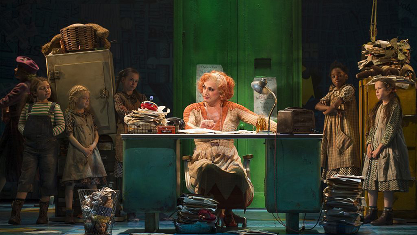 Craig Revel Horwood in Annie - Credit Paul Coltas