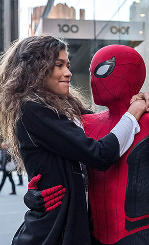 Zendaya and Tom Holland in Spider-Man: Far from Home - Credit IMDB
