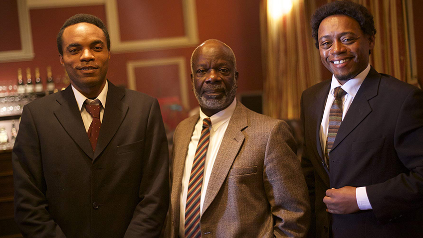 Fraser James, Joseph Marcell and Nickolai Salcedo in Hero - Inspired by the Extraordinary Life & Times of Mr. Ulric Cross - Credit IMDB