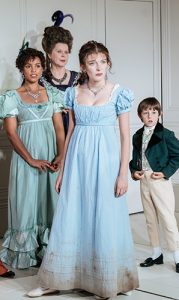 Cat White, Jane Booker, Grace Molony and Teddy Probets in The Watsons - Credit Manuel Harlan