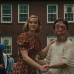 Jess Weixler and Adam Pearson in Chained for Life - Credit IMDB