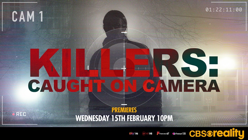 Brand new original series “Killers: Caught on Camera”, comes to CBS Reality this month.