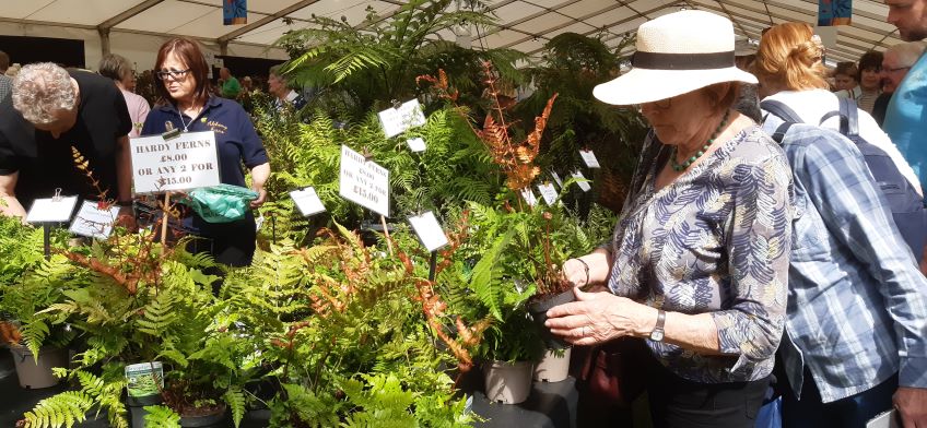 NIGEL HEATH AND HIS GARDENING ENTHUSIAST WIFE JENNY ENJOY A GRAND DAY OUT AT THE RHS MALVERN SPRING SHOW