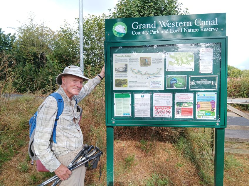 NIGEL HEATH SPENDS A MOST MORABLE DAY WALKING THE GRAND WESTERN CANAL